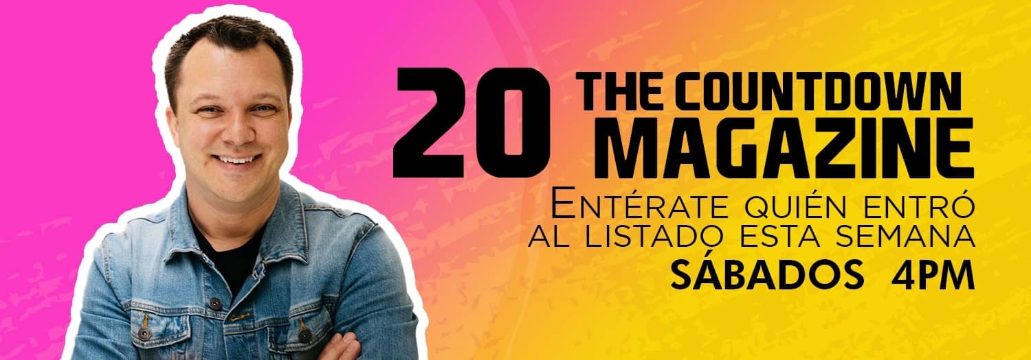 The countdown magazine. Sábados 3 PM. Domingos 9 AM